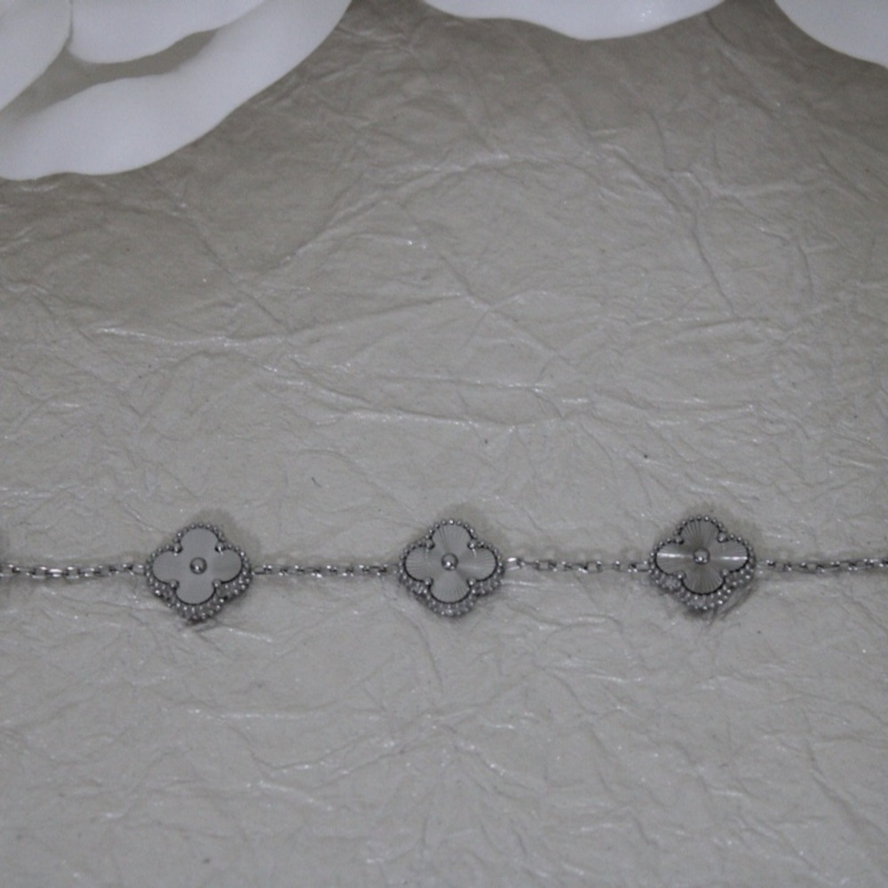 Gold Plated Clover Bracelet